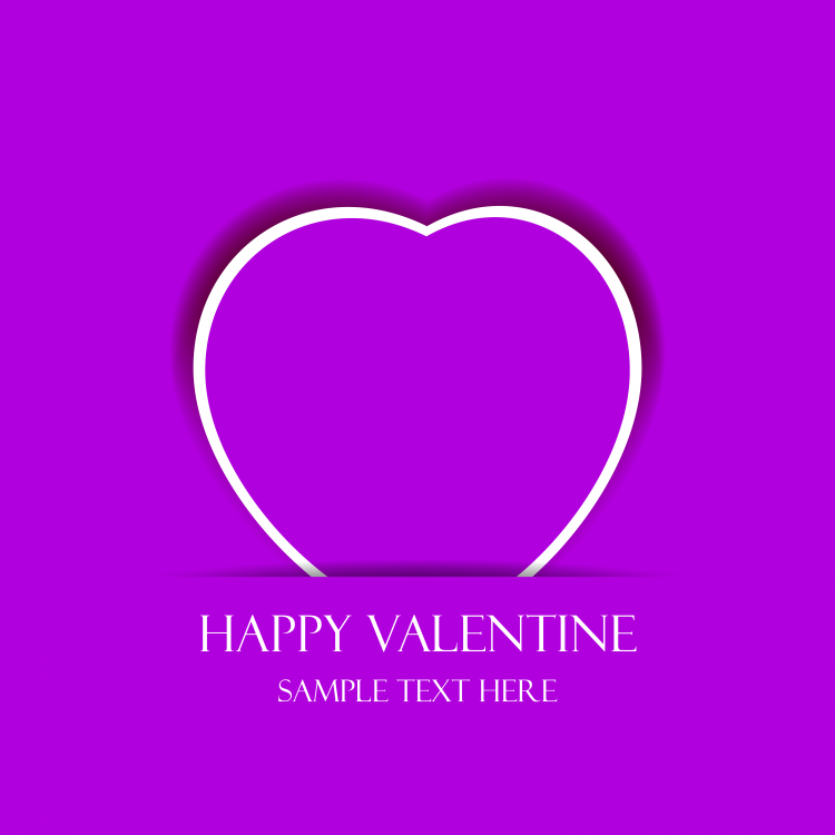 free vector Valentine Heart Vector Card